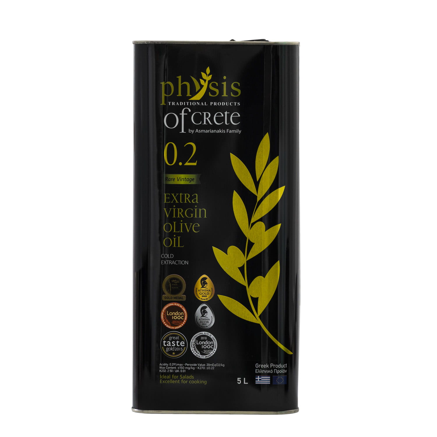 Physis of Crete oliwa extra virgin 0.2 5l – zdjęcie 2
