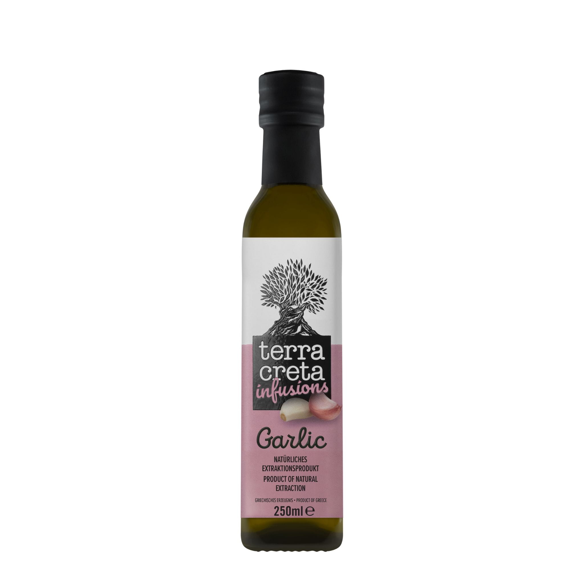 Terra Creta Oliwa Extra Virgin infuzowana Czosnek 250 ml