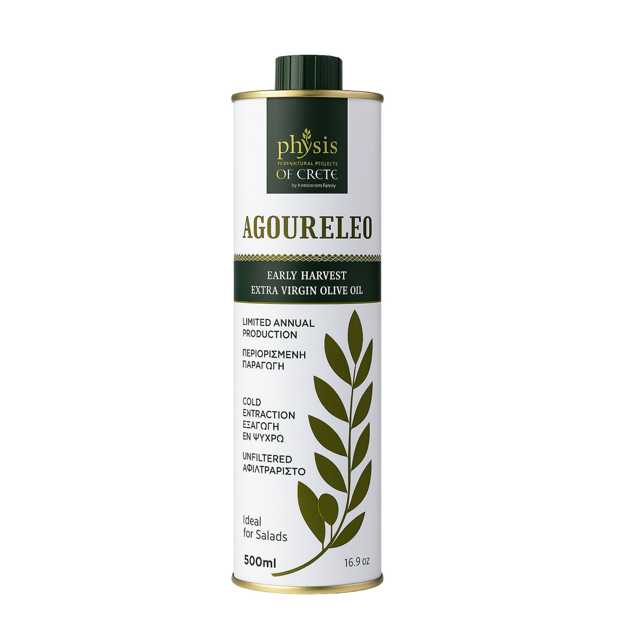 Physis of Crete oliwa extra virgin wczesny zbiór Agoureleo 500ml