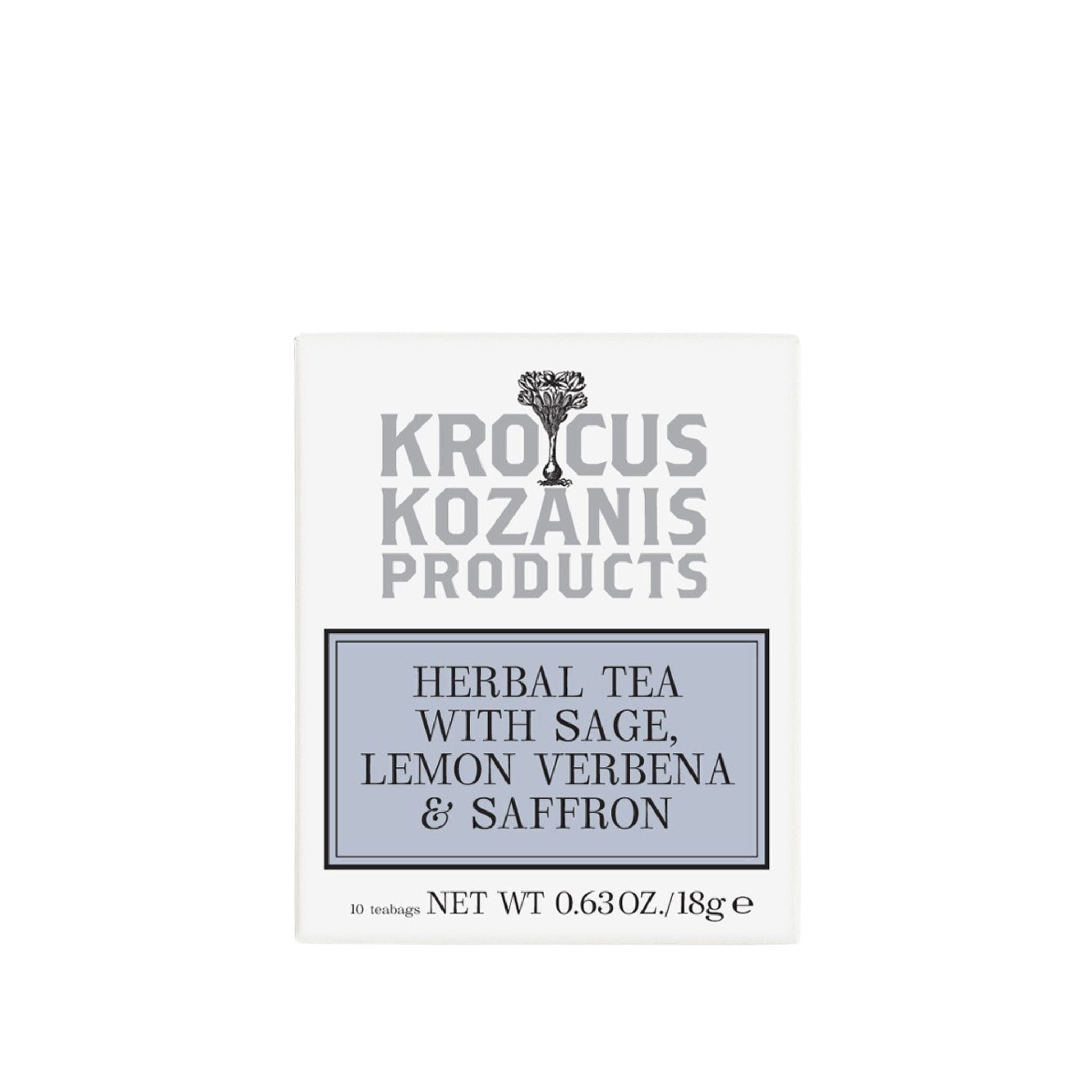 Krocus Kozanis herbata rooibos z szałwią, werbeną i szafranem (10 torebek) 18g