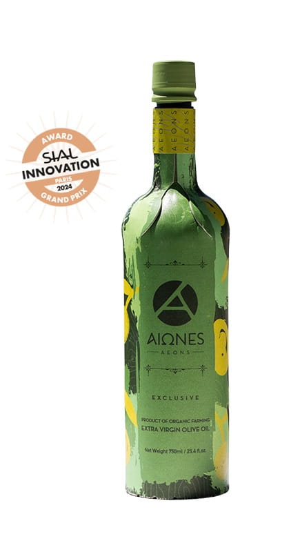 Aeons Exclusive oliwa extra virgin, innowacyjne papierowe opakowanie 750ml BIO