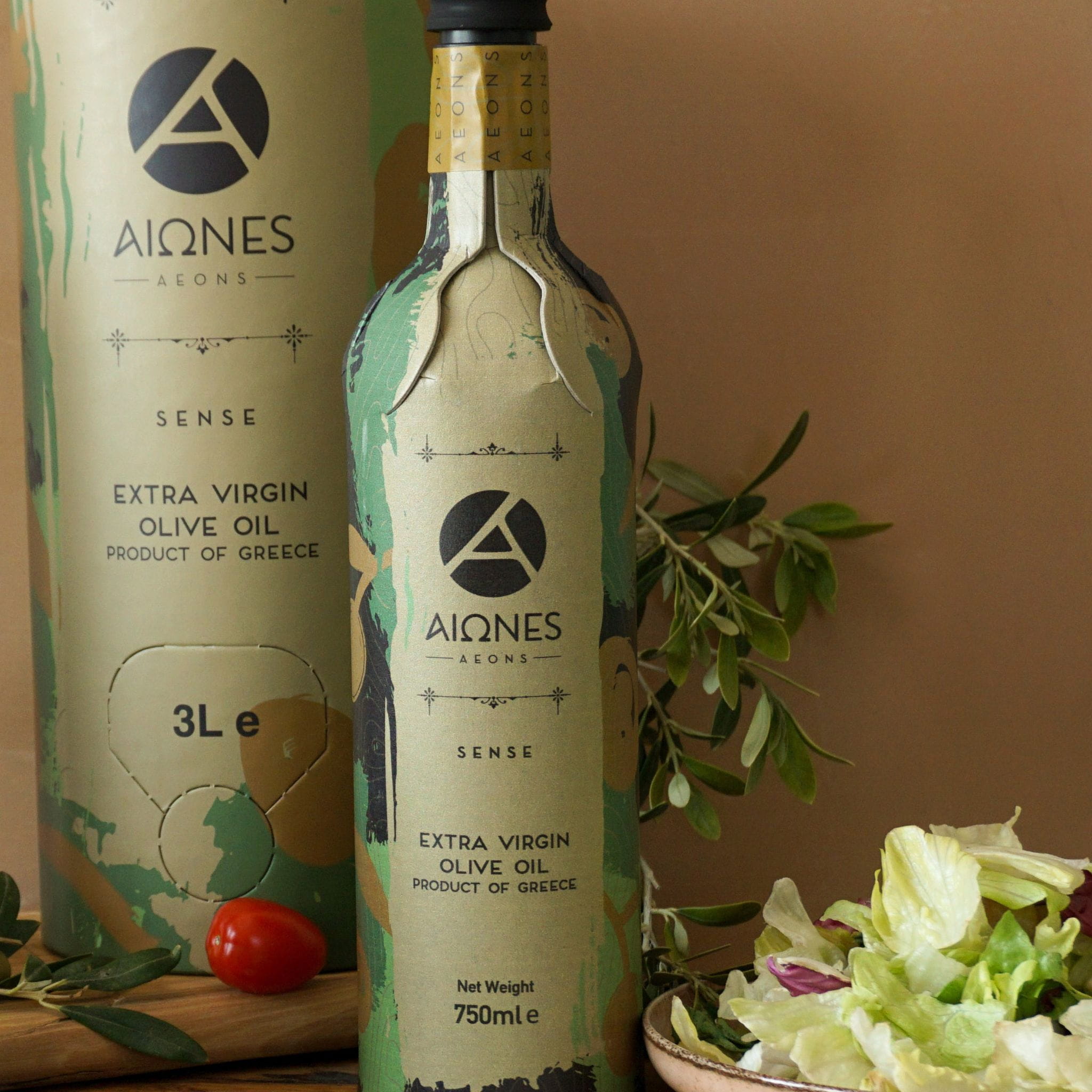 Aeons Exclusive oliwa extra virgin, innowacyjne papierowe opakowanie 750ml BIO – zdjęcie 8