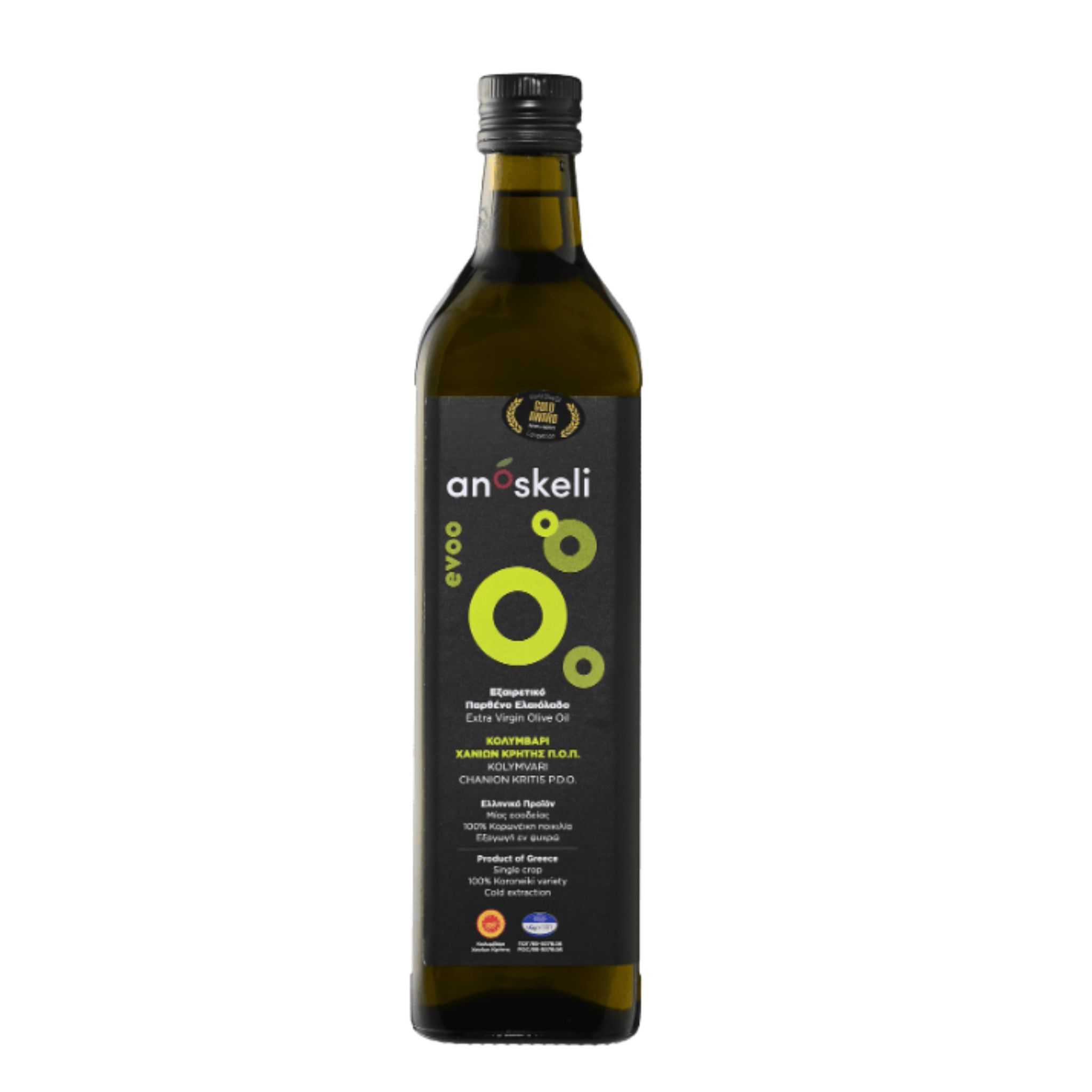 Anoskeli oliwa extra virgin P.D.O. Kolymvari 500ml