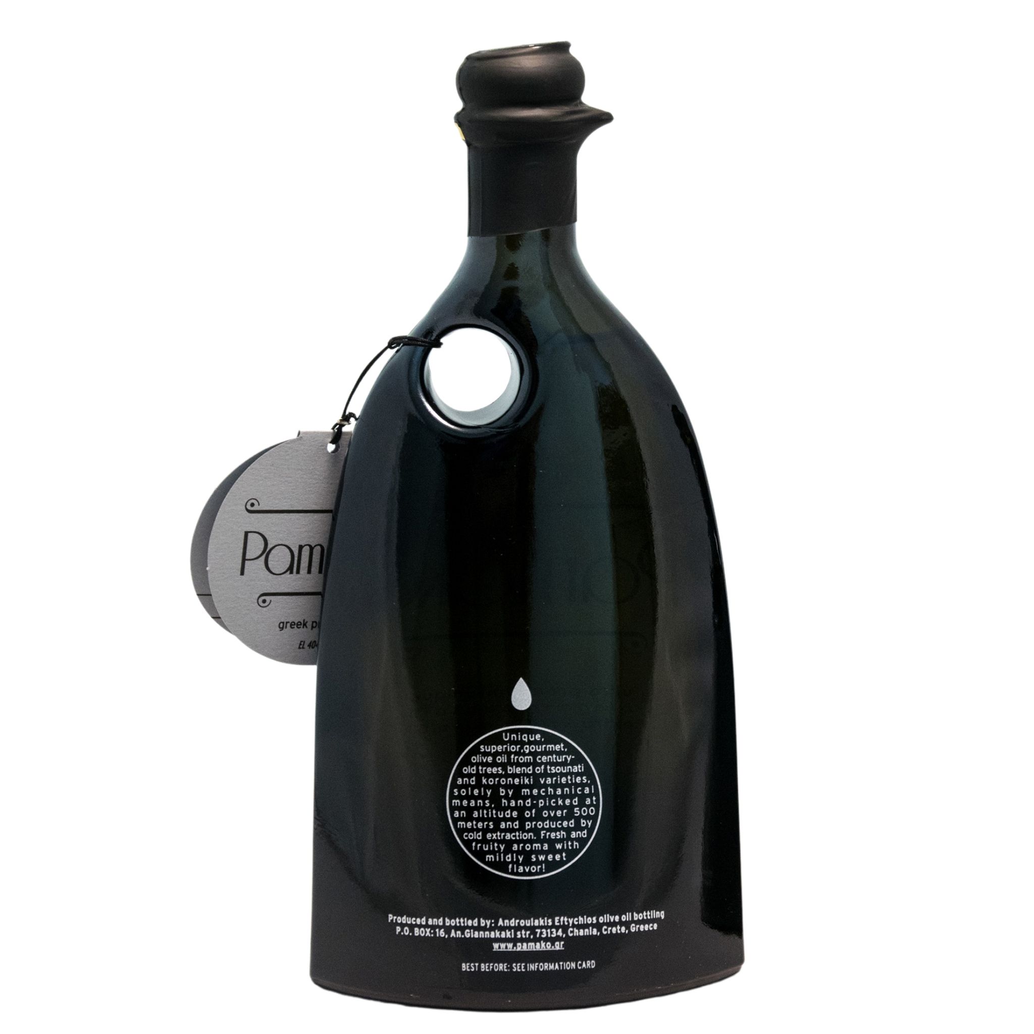 Pamako oliwa wczesnego zbioru extra virgin ultra premium Blend Tsounati/Koroneiki 500ml BIO – zdjęcie 7