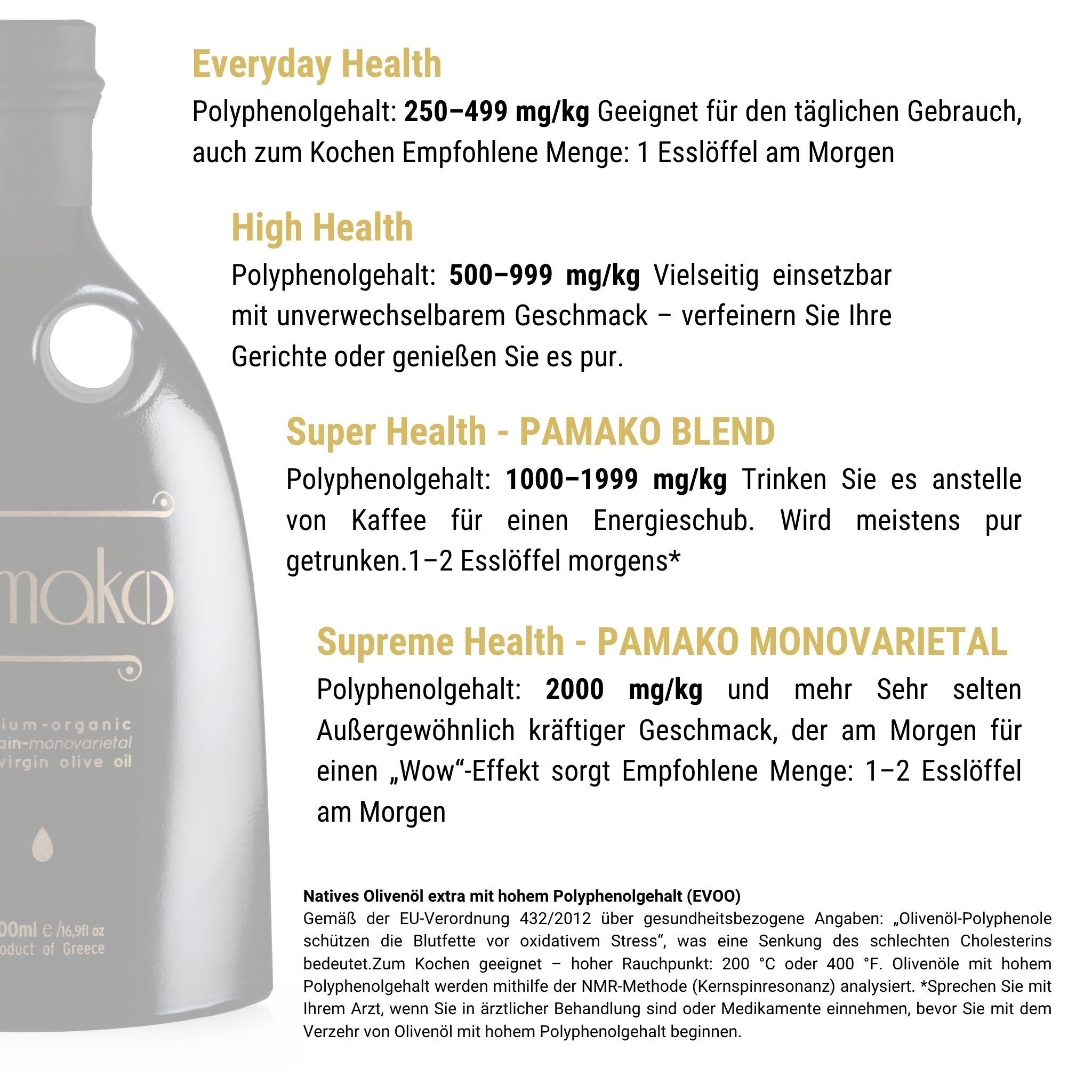 Pamako oliwa wczesnego zbioru extra virgin ultra premium Blend Tsounati/Koroneiki 500ml BIO – zdjęcie 3