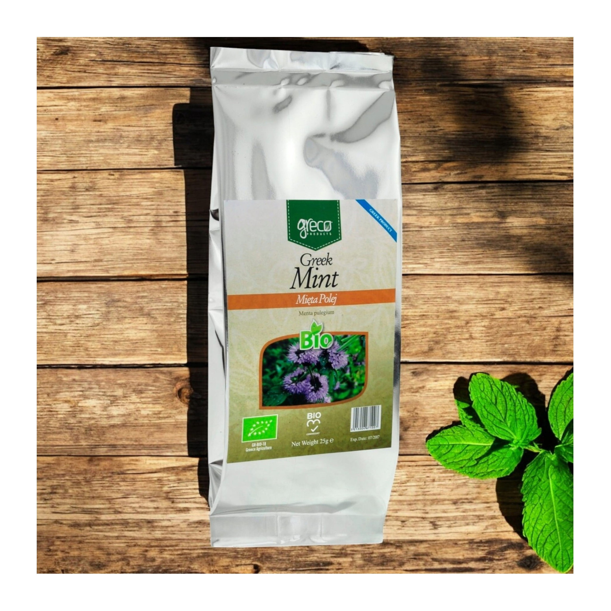 Greco mięta polej 25g BIO – zdjęcie 2